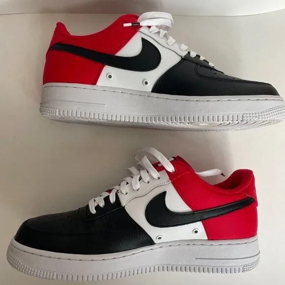 NWT Nike Air Force 1 ’07 LV8 Black Toe 823511-603 Men’s Size 11.5